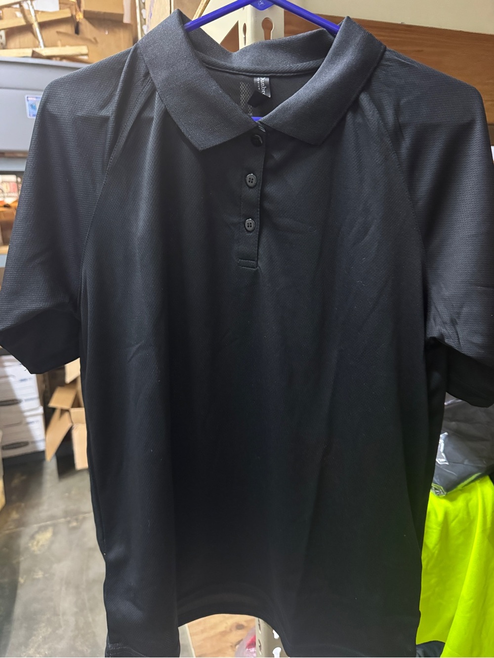 Dunbrooke Black Short Sleeve Polo Top